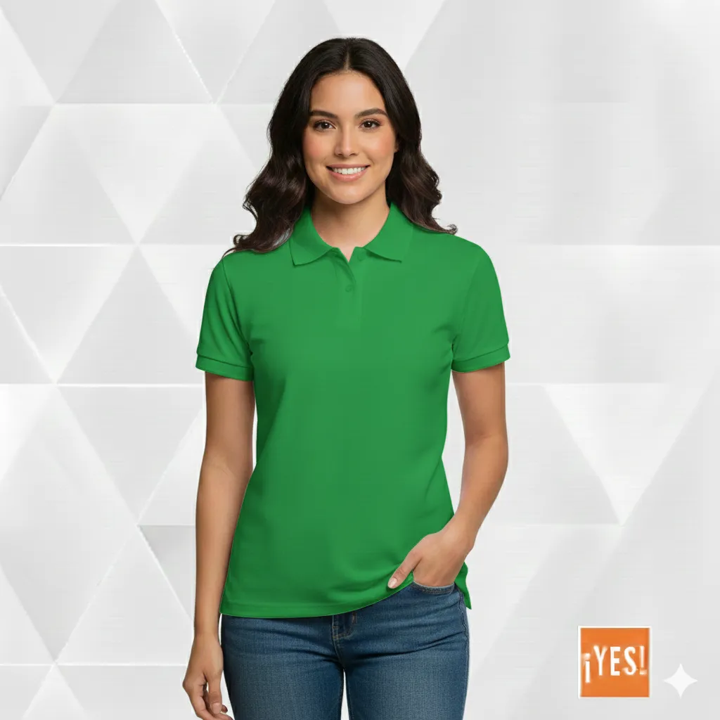 polo verde mujer.webp