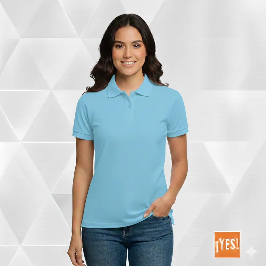 polo celeste mujer.webp