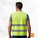 chaleco verde neon poliester espalda.webp