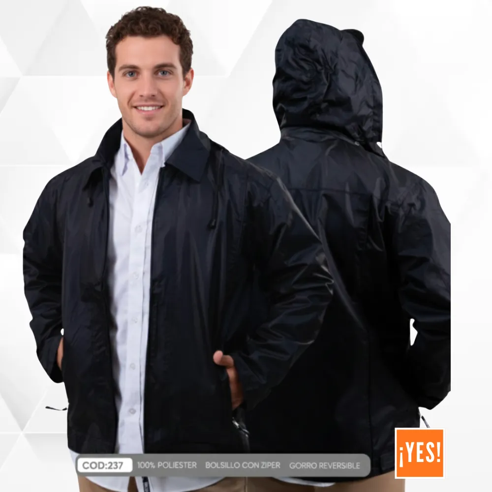 [CI00869] Chaqueta impermeable con capucha