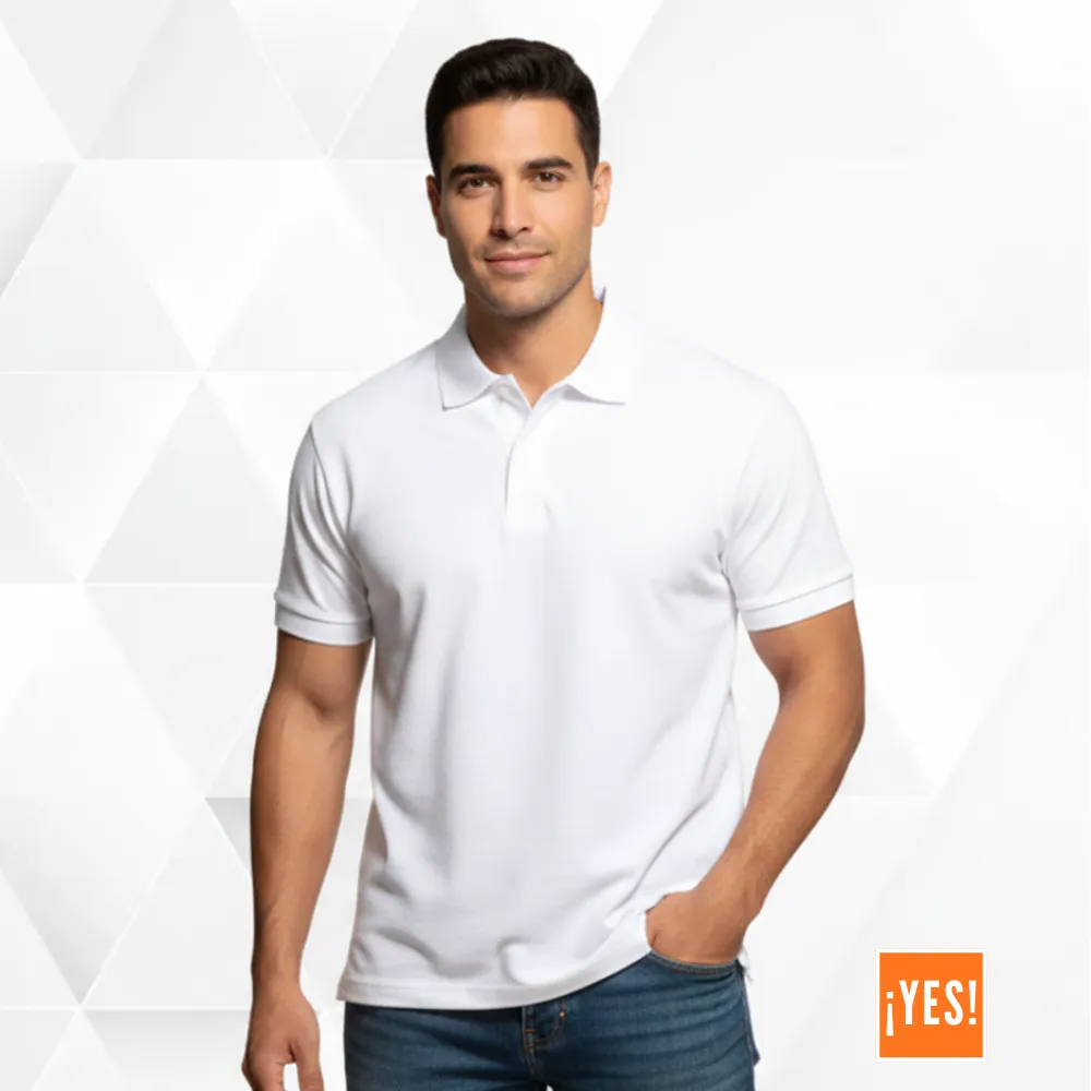 Polo algodón caballero