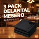 3 Pack delantal para mesero unisex
