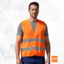 Chaleco naranja polister