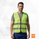 Chaleco verde polister V2