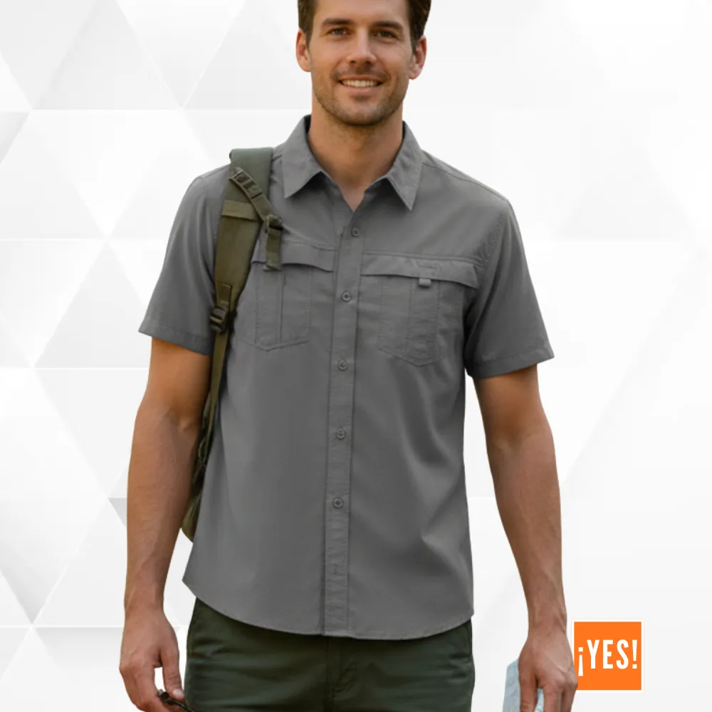 Camisa columbia u-trail manga corta