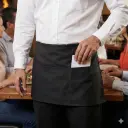Delantal para mesero unisex